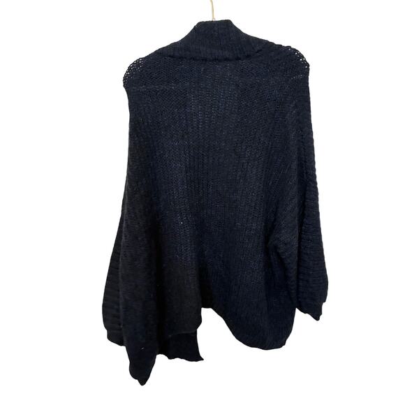 Urban Outfitters Slouchy Casual Dark Cardigan Waffle Cable Knit Oversized XS - Picture 5 of 5